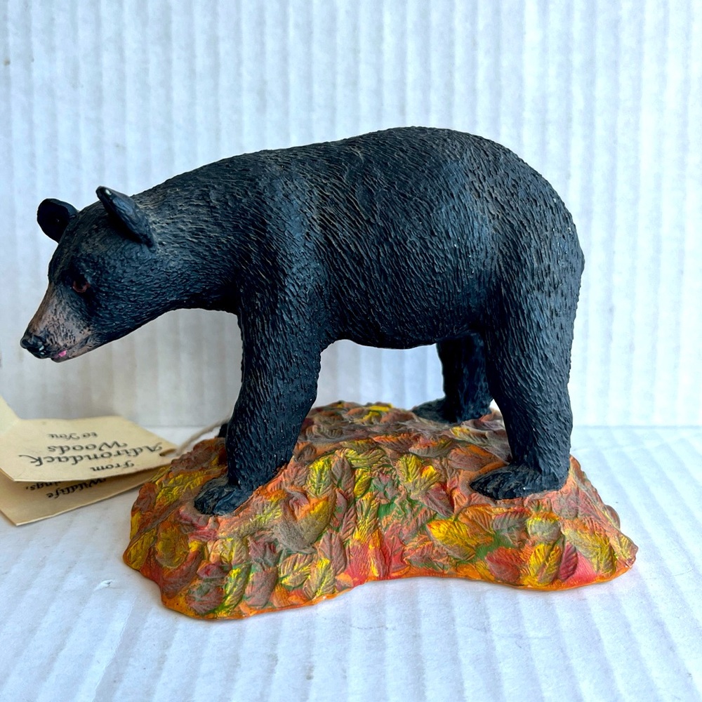 VTG Black Bear Porcelain sculpture